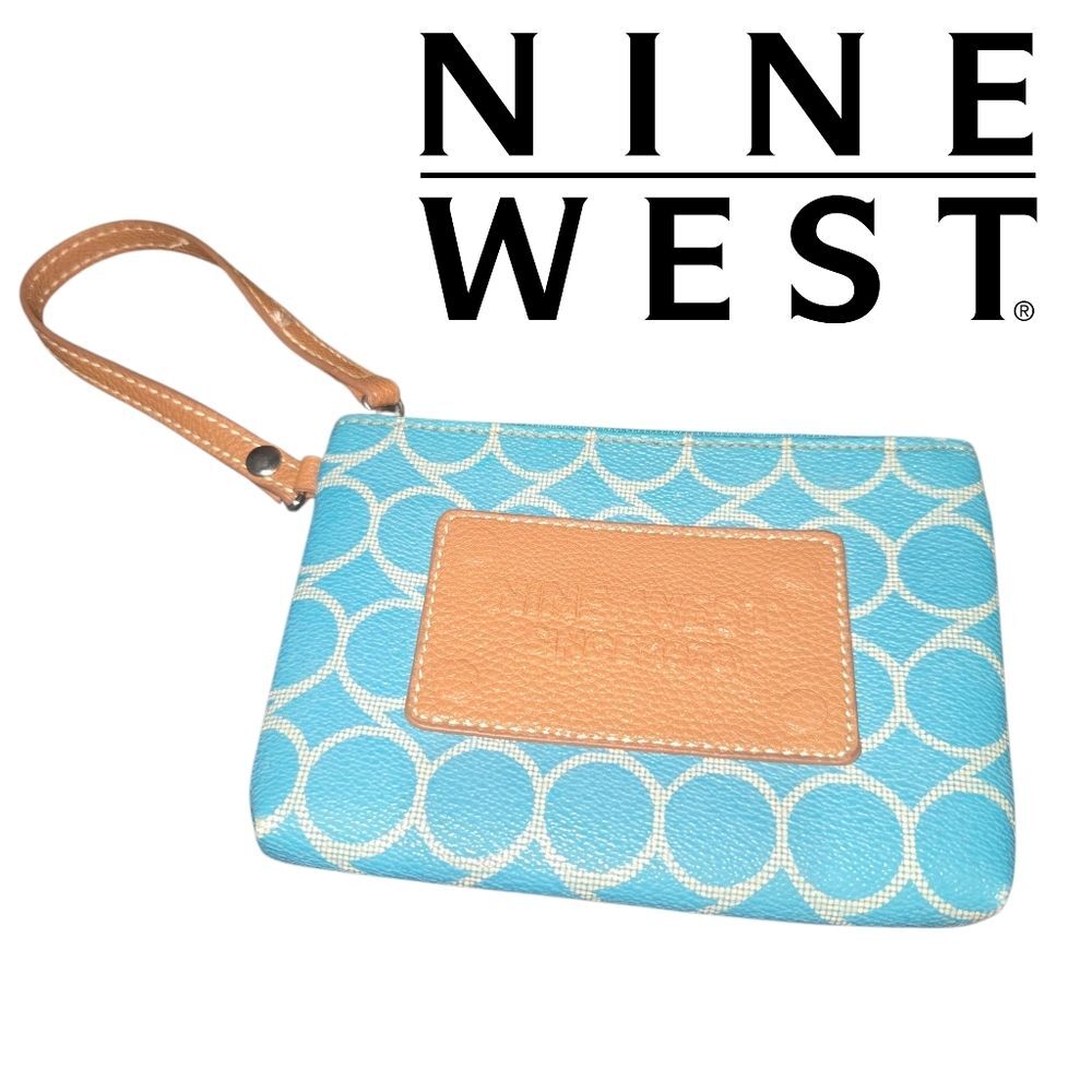 Nine West Blue Wristlet Clutch